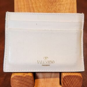Valentino Cream Card Holder